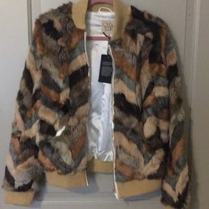 Chaser faux fur coat